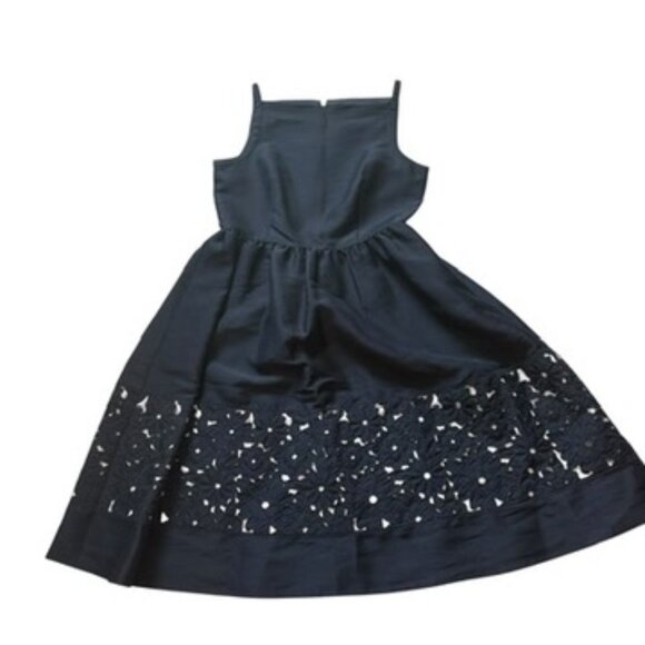 Kate Spade Dress Black US 4 fit and flare dress 50s style square neck LBD knee - Picture 4 of 13